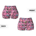 thumbnail image 5 of Picia Colorful Cute French Bulldog Printed Workout Shorts for Women Seamless Scrunch Butt Lifting High Waisted Yoga Gym Booty Running Moisture-wicking Short Pants-Large, 5 of 9