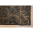 thumbnail image 3 of EORC Black Handmade Wool Transitional Ningxia? Rug, 8' x 10', 3 of 4