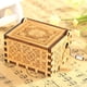 thumbnail image 3 of Exquisita caja de música con manivela de madera retroadornos artesanales para el hogar (A) Ndcxsfigh  Nuevos Originales, 3 of 6