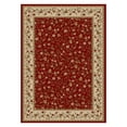 thumbnail image 2 of Radici Usa Como Area Rug 1593 Red Italian Bordered 8' x 8' Round, 2 of 2