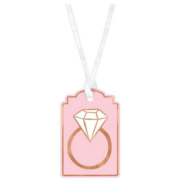 Wedding and Bridal 'Blush' Favor Tags (25ct)