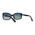 thumbnail image 2 of SA106 Diva Classic 90s Designer Rectangular Plastic Chic Sunglasses Black Blue Yellow, 2 of 4