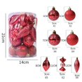 thumbnail image 1 of 21Pcs Mixed Christmas Balls Baubles Xmas Tree Ornament Christmas Home Decoration, 1 of 8