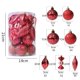 thumbnail image 1 of 21Pcs Mixed Christmas Balls Baubles Xmas Tree Ornament Christmas Home Decoration, 1 of 8