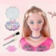 thumbnail image 2 of Children's Hairdressing Head, Makeup Head 22 Cm High, Styling Head, Role Play Doll Head, Toy Princess Gift, 35 Pieces, 2 of 5