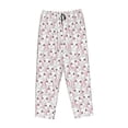 thumbnail image 4 of Goofa Cute Rabbit Printed Soft Pajama Pants for Women, Wide Leg Comfy Casual Lounge Yoga Pants-Medium, 4 of 9