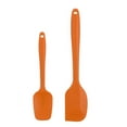 thumbnail image 7 of 2pcs Kitchen Cooking Silicone Spatula Set Heat Resistant Turners Scraper Cooking Utensils Orange, 7 of 7