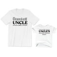 thumbnail image 1 of Baseball Uncle Men's T-Shirt Sports Tee Uncle'S Favorite Baseball Player Kids Toddler Shirt Youth, 1 of 3