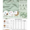 thumbnail image 5 of Avidlove Bamboo Viscose Nightgowns for Women Ruffled Short Sleeve Sleepshirts Daisy Print Pajamas Dress with Chest Pocekts S-3XL, 5 of 6