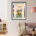 thumbnail image 3 of Historic Framed Print, [Vasco da Gama's ship with gods above].E. Casanova. - 2, 17-7/8" x 21-7/8", 3 of 9