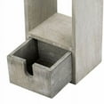 thumbnail image 2 of Freestanding Toilet Paper Holder with Drawer Toilet Paper Holder, Rustic Gray, 2 of 3
