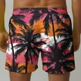 thumbnail image 6 of Odeerbi Mens Swim Trunks Hawaiian Tropical Print Bord Shorts Summer Beach Swimming Trunks Loose Beach Shorts with Pocket Swimming Pants Multicolor, 6 of 6