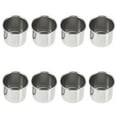 thumbnail image 1 of Shisuyan 8pcs Stainless Steel Graduated Cups Scale Measuring Cups Medicine Measuring Cups, 1 of 8