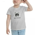 thumbnail image 3 of Best Friends Boston Terrier Dog Cute Toddler Tshirts for Boys Girls (Gray, Youth XL), 3 of 5