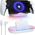 thumbnail image 1 of Support de Charge pour console PS Portal, base de Charge portable avec 14 modes d'Éclairage RVB et Câble USB‐C, Accessoires de Charge pour PS5 Portal, 1 of 7