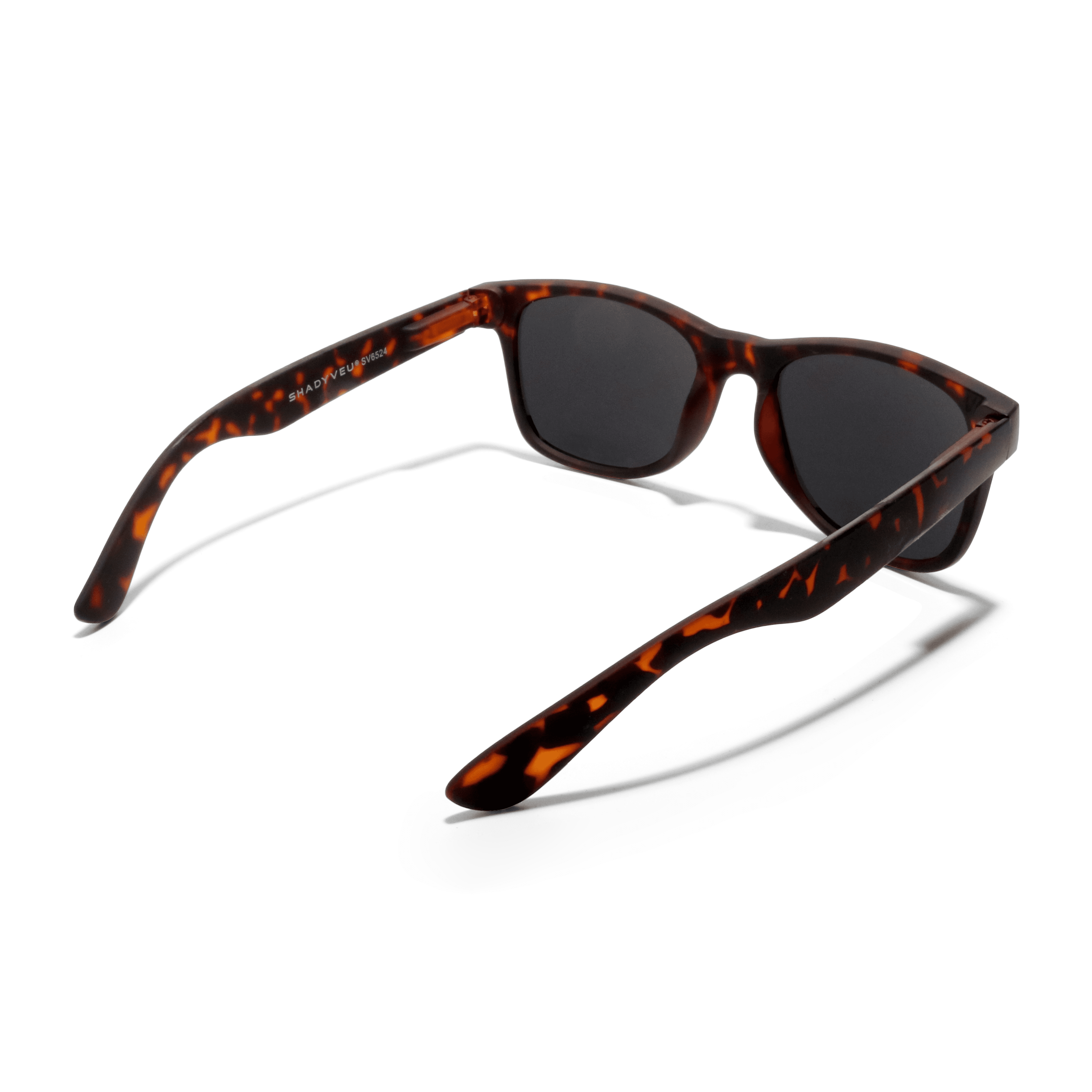ARIA Matte Tortoise Super Dark Round Sunglasses for Men & Women | UV400 Protection Soft Frame Vintage Retro Light Sensitivity Dark Lens Eyewear