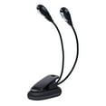 thumbnail image 2 of Luz Con Clip, Atril Con Clip, Lectura de Libros, Mini Lámpara LED Con Brasos Ajustables Dobles, 2 of 7
