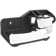 thumbnail image 2 of Passenger Side Rear Interior Door Handle Compatible with 2000-2002 Lincoln LS Chrome With Lock Button XW4Z5421818BA Base LSE OE Replacement Inside Handle Pull Handle Door Panel Handle, 2 of 4