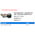 thumbnail image 2 of Rear Engine Mount - Compatible with 2001 - 2003 Saturn LW300 3.0L V6 2002, 2 of 2