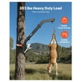 thumbnail image 2 of Deer Hoist for Hunting, 353 lbs Capacity - Game Winch Lift with Ratchet Strap - Heavy Duty Deer Hanger for Skinning, Cleaning, Field Dressing - Black, 2 of 8