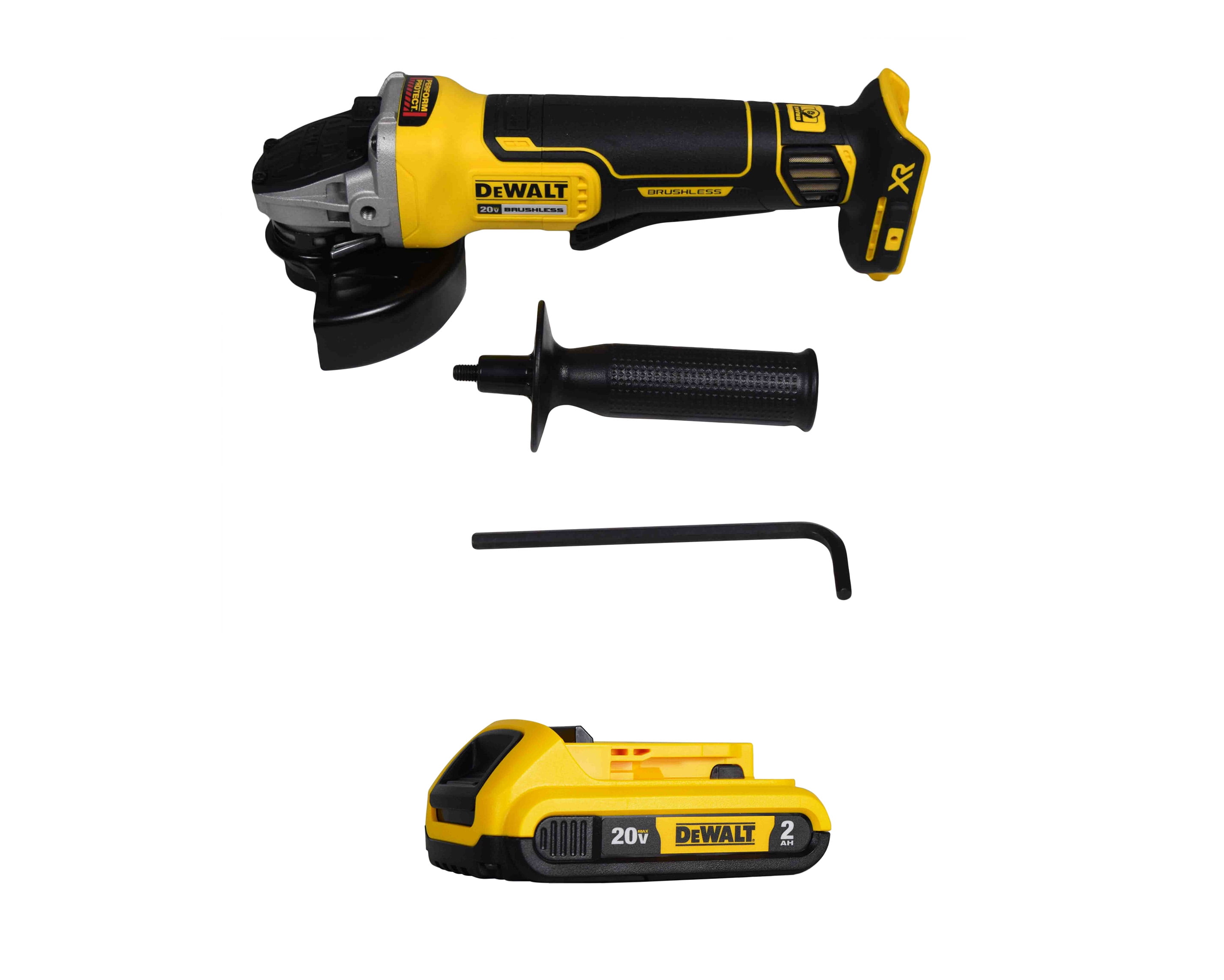 Dewalt DCG413 20v 41/2" Angle Grinder w/ DCB203 20V 2.0AH Compact