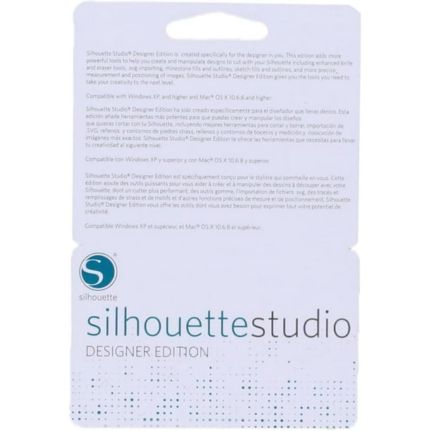Download Silhouette Studio Designer Edition Software Card For Scrapbooking Import Svg Files By Visit The Silhouette America Store Walmart Com Walmart Com