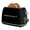 Black, variant on Nostalgia Classic Retro 2-Slice Toaster, Pink