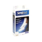 Unisex Adult JOBST SENSIFOOT GRADIENT COMPRESSION THERAPEUTIC CREW LENGTH SOCK - Black - Small