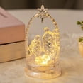thumbnail image 4 of Wadada Nativity Set Indoor– Nativity Scene with Manger, Christmas Nativity Sets & Figures with LED Lights, Christmas Decorations Indoor for Home Display, 4 of 9