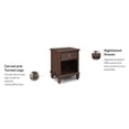 thumbnail image 3 of Homestyles 5503-42 Marie Table de Chevet&44; Brun - 28,5 x 24 x 18 Po., 3 of 26
