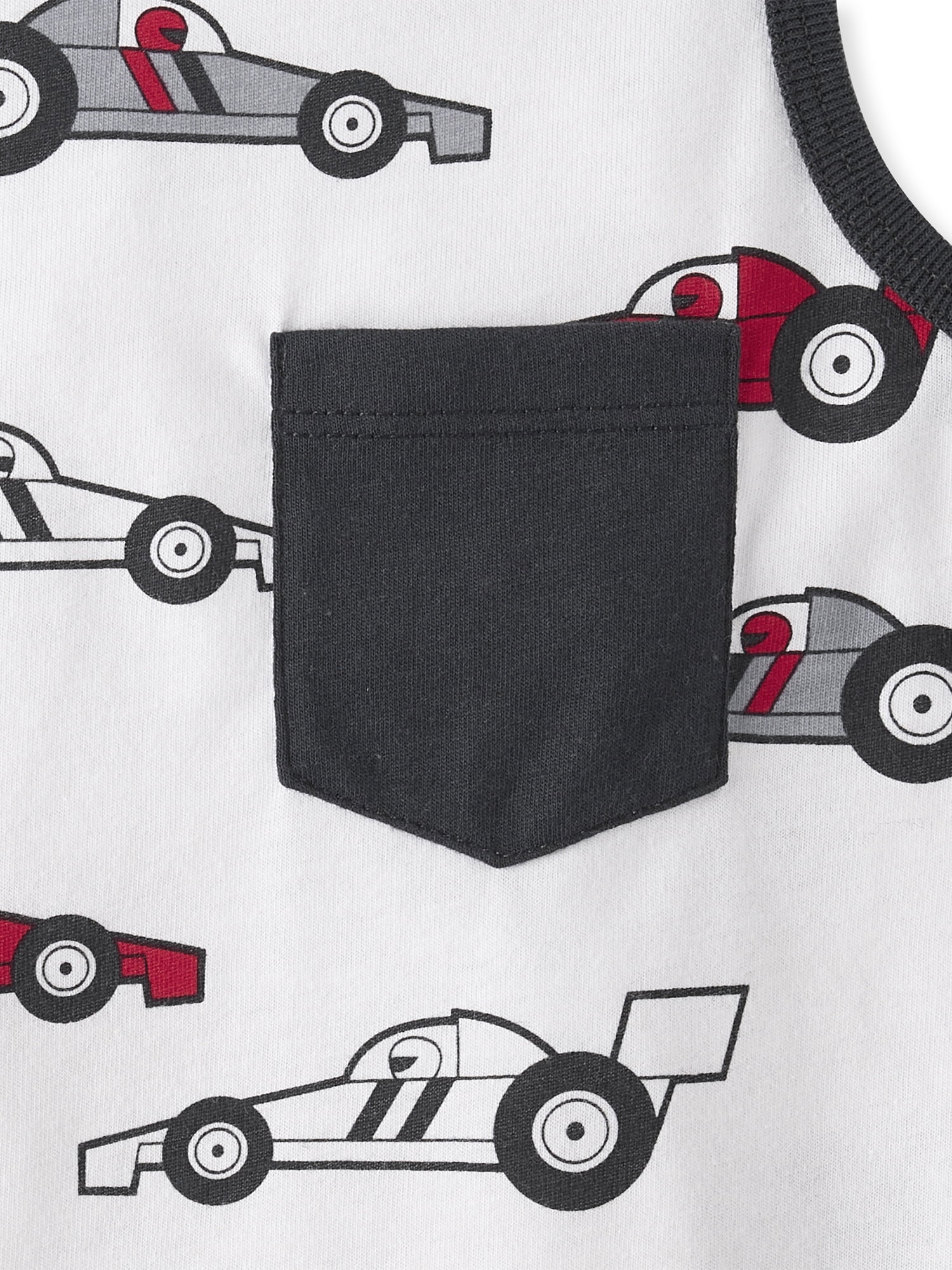 The Children's Place Baby & Toddler Boys Sleeveless Racecar Set, 2-Piece, Sizes 6M-5T