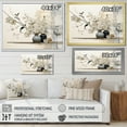 thumbnail image 4 of Designart "Sumie Zen Asian Painting II" Asian Art Floater Framed Canvas Print, 4 of 7