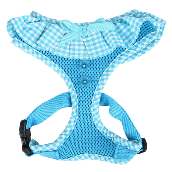 Puppia Vivien Over-The-Head Dog Harness, Sky Blue, Small