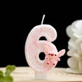 thumbnail image 4 of Stitch Sparkling Birthday Candle - Waxy Material, Gradient Color, Festive Atmosphere, Numbered Perfect for Festive Celebrations, 4 of 4