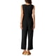 thumbnail image 3 of INSPIRAR CHIC Mono de Pierna Ancha para Mujer con Escote en V Sin Mangas Color Negro, 3 of 6