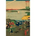 thumbnail image 2 of Hiroshige, Utagawa 17x24 Black Modern Framed Museum Art Print Titled - Famous places in Tokyo: real view of Takanawa (Tokyo meisho Takanawa no shinkei) #3, 1870, 2 of 4