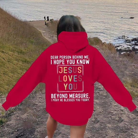 Women's Hoodies Sweatshirts Jesus Hoodies Oversized Graphic Hoodies for Women Pullover Sweatshirts Fall Jacket Women Preppy Clothes Teen Girl