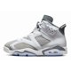 thumbnail image 3 of Ni - ke NEW Air Jordan 6 Retro Men's Size 17 White/Medium Grey-Cool Grey CT8529-100, 3 of 5