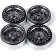 thumbnail image 4 of RCLIONS 4pcs Aluminum Alloy 2.2inch Beadlock Wheels Rims for Axial Wraith SCX10 TRX4 1/10th RC Rock Crawler Car (Titanium), 4 of 7