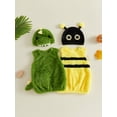 thumbnail image 2 of RUINIXCW Toddler Baby Dinosaur/ Bee Costume Halloween Sleeveless Fuzzy Vest and Hat, 2 of 4