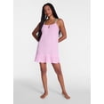 thumbnail image 2 of No Boundaries Scoop Neck Cotton Dress Coverup, Women’s XXS-XXL, 2 of 5