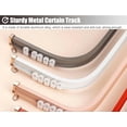 thumbnail image 2 of GXCZ Curtain Rods For Windows Curved Curtain Track System, Ceiling/wall Mounted Curtain Track Rod(Ceiling Mount,100cm/3.2ft), 2 of 8