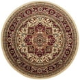 thumbnail image 5 of SAFAVIEH Lyndhurst Miranda Traditional Bordered Runner Rug, Ivory/Red, 2'3" x 22', 5 of 8