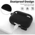 thumbnail image 4 of Funda compatible con Beats Studio Buds 2021, funda de piel suave de TPU, funda protectora que absorbe los golpes con llavero. Levamdar WMZY-344-1, 4 of 4