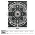 thumbnail image 4 of Orinice Sacred Geometry Warm Lightweight Blanket Soft Fleece Blankets Throw Blanket for Living Rooms Sofa Decor Cow Gifts All Seasons Bed Soft Plush Blankets 40x50in, 4 of 6