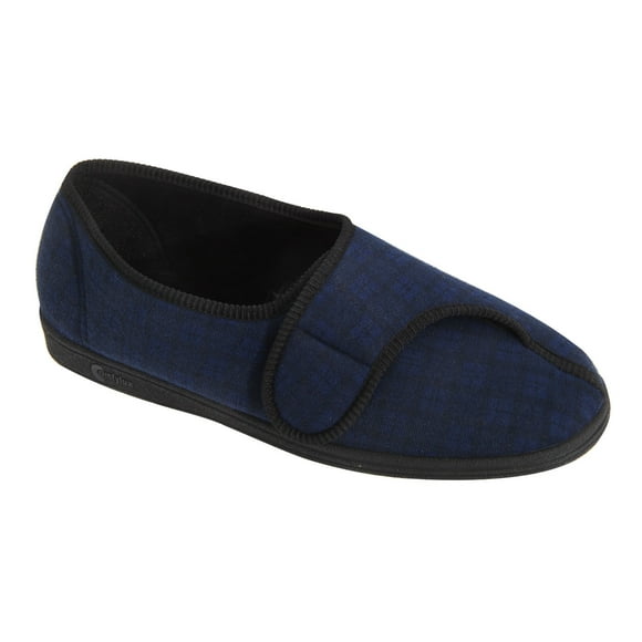 Comfylux Mens Paul Check Slippers