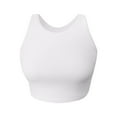 thumbnail image 5 of Afdoent Women's Tankini Tops Women's Solid Color Swimwear Tankini Top Breathable Comfortable Swim Shirt For Beach Pool Water Activities Summer No Bottom, 5 of 6