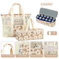 thumbnail image 4 of Bolsa de playa de malla Bluboon con compartimento de refrigeración para mujer, 4 of 9