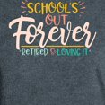 thumbnail image 3 of CafePress - School's Out Forever, Retired Teacher Last T Shirt - Women's Traditional Fit Dark T-Shirt, 3 of 4