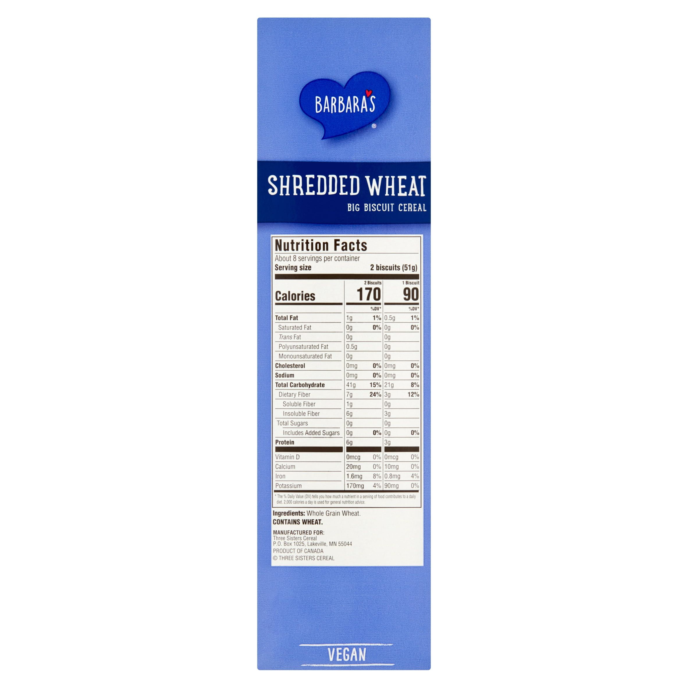 BB SHREDDED WHEAT CEREAL ( 12 X 15 OZ )